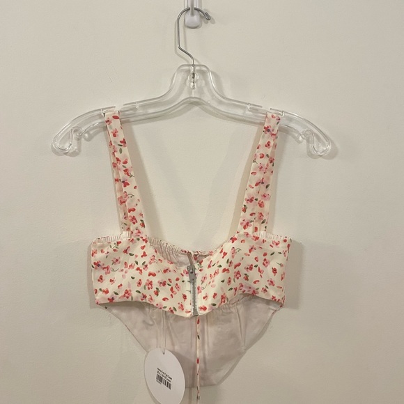 Princess Polly Hanna Crop Top Cream - Picture 4 of 4